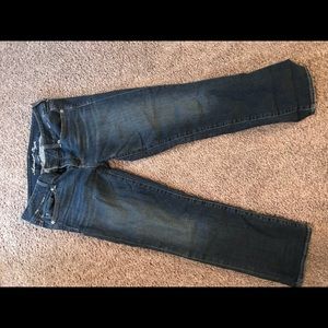American Eagle — crop artist jeans size 8